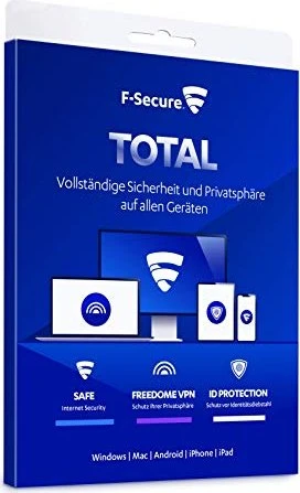 F-Secure Total Security & VPN, 3 User, 1 Jahr (multilingual) (Multi-Device)