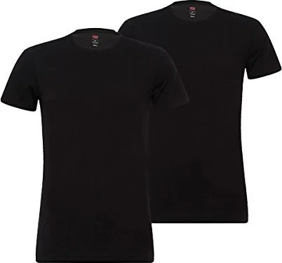 Levi's Round Neck T-Shirt kurzarm schwarz (Herren)
