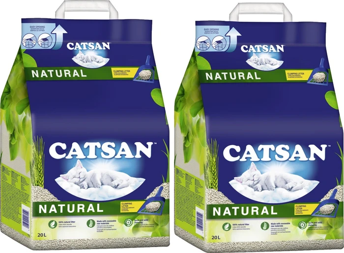 Catsan Natural Katzenstreu, 40l (2x 20l)