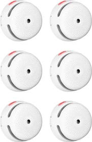 X-Sense XS01-WX WLAN Rauchmelder, Funk-Rauchmelder, 6er-Pack