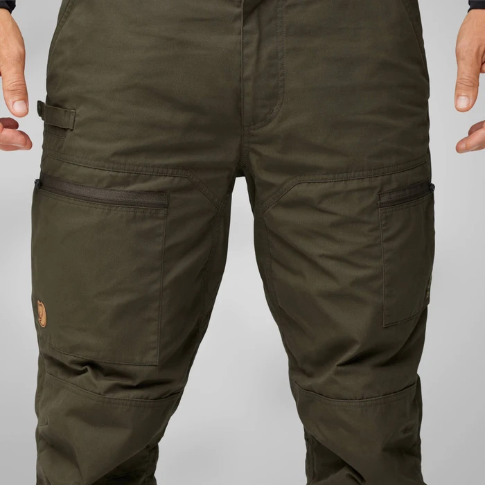 Fjällräven Drev Hybrid Hose lang dark olive (Herren)