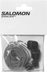 Salomon Quicklace Kit Schnürsenkel-Set silber/schwarz