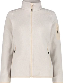 CMP Knit Tech Melange Fleece Jacke vaniglia/bianco (Damen)
