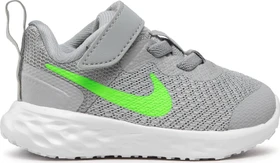 Nike Revolution 6 light smoke grey/dark smoke grey/chrome/green strike (Junior)