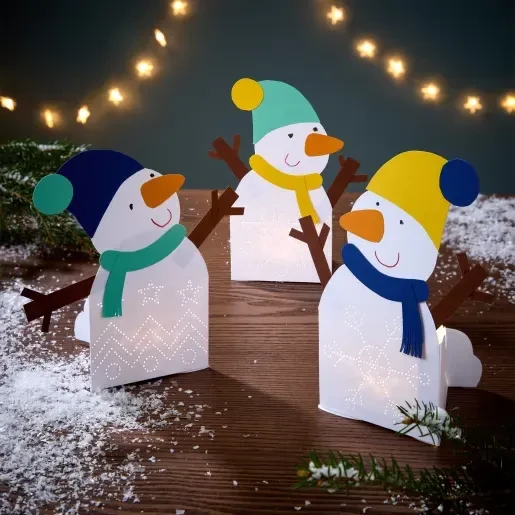 HABA Sachenmacher Erstes Prickeln Schneemann Bastelset Winter