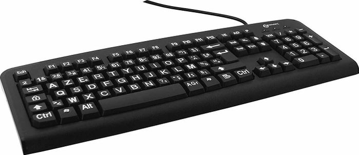Geemarc Großschrifttastatur V3 schwarz, USB, FR