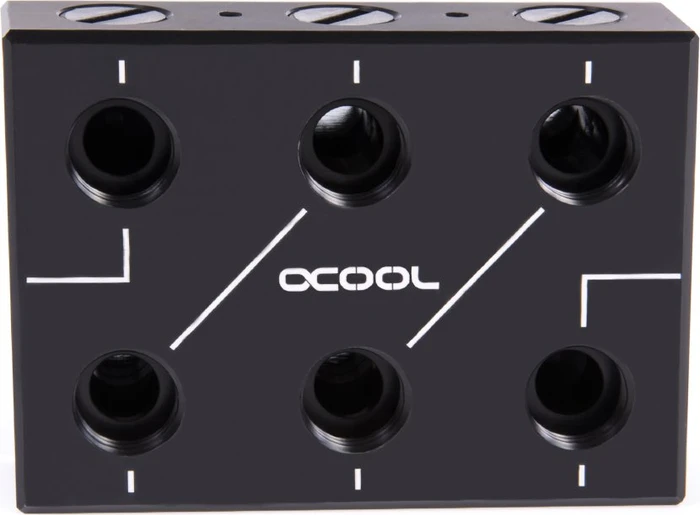 Alphacool ES Distro Plate C3, Verteilerplatte