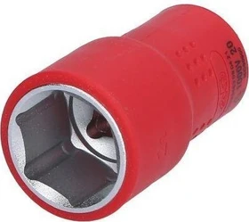 KS Tools Außensechskant Steckschlüssel isoliert 1/2", 21mm