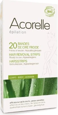 Acorelle Body Kaltwachsstreifen, 20 Stück
