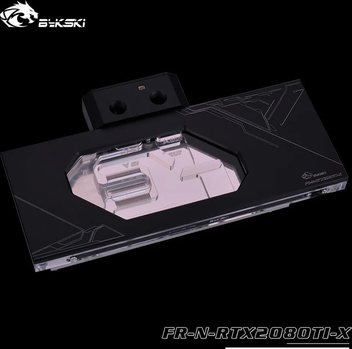 Bykski NVIDIA RTX 2080/2080Ti Founders Edition mit Backplate, schwarz