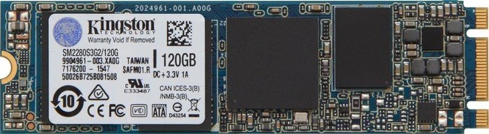 Kingston M.2 SATA G2 120GB, M.2 2280 / B-M-Key / SATA 6Gb/s