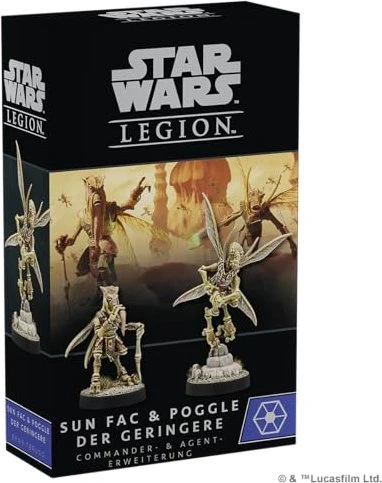 Star Wars Legion - Sun Fac & Poggle der Geringere
