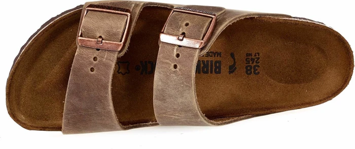 Birkenstock Arizona Nubukleder tabacco brown