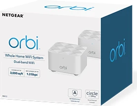 Netgear Orbi RBK12, Router und Repeater Set, 2er-Bundle