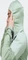adidas Terrex Techrock Hooded Wind Fleece Jacke silver green (Herren) Vorschaubild
