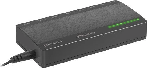 Lanberg DSP1 Desktop Switch, 8x RJ-45