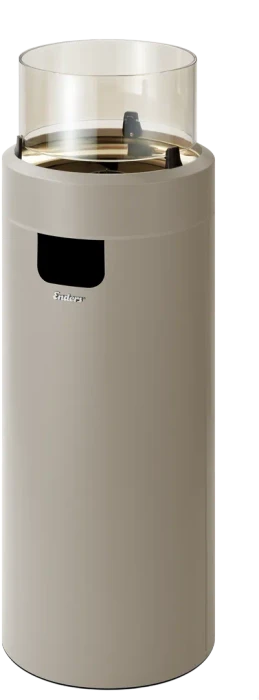 Enders Nova LED L Gas-Terrassenfeuer taupe