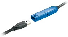 Lindy Active Extension Pro, aktives Verlängerungskabel, USB-A [Stecker] auf USB-A [Buchse], 10m (43157)