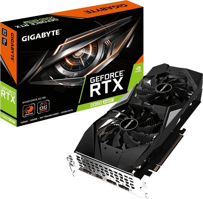 GIGABYTE GeForce RTX 2060 SUPER Windforce OC 8G (Rev. 1.0), 8GB GDDR6, HDMI, 3x DP