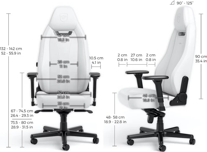 noblechairs Legend White Edition Gamingstuhl, weiß