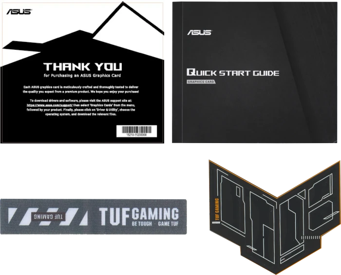ASUS TUF Gaming Radeon RX 9060 XT OC, TUF-RX9060XT-O16G-GAMING, 16GB GDDR6, HDMI, 2x DP