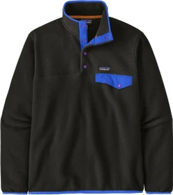 Patagonia Lightweight Synchilla Snap-T Pullover black/p6 blue (Herren)