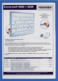 Franken Dokumentenhalter A4 Frame It X-tra!Line ITSA4S/5 03, Dokumentenhalter, blau, 25x32cm, 5er-Pack