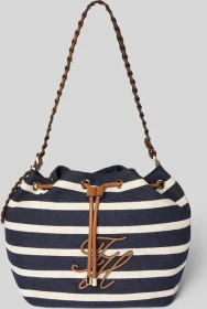 Tommy Hilfiger Beutel mit Streifen Schultertasche stripe blue/cognac