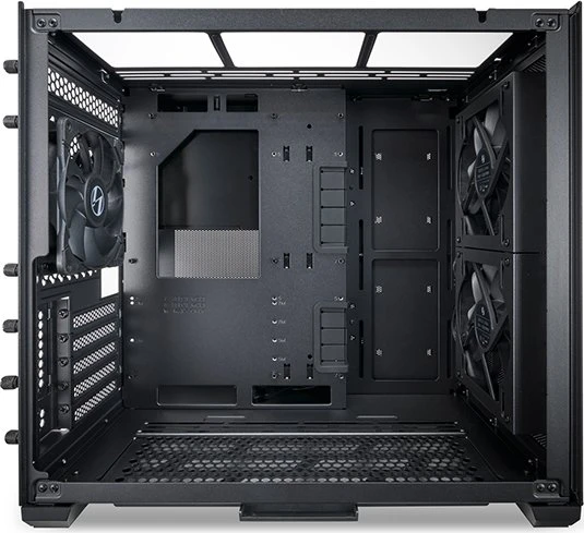Lian Li O11 Air Mini, schwarz, Glasfenster