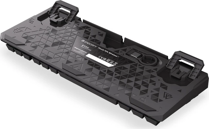 Endorfy Thock 75% Wireless, PBT, LEDs RGB, hot-swap, Black, Kailh Box BLACK, USB/Bluetooth, CZ