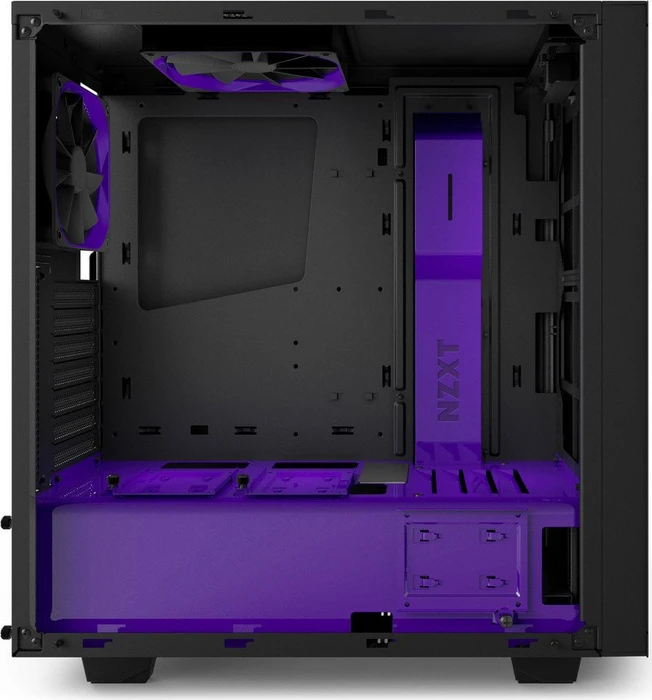 NZXT Source 340 Elite Limited Purple Edition, Glasfenster