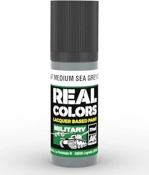AK-Interactive 2nd Gen Real Colors raf medium sea grey bs381c/637, 17ml