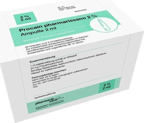 medphano Procain pharmarissano 2% Injektionslösung Ampullen, 100ml