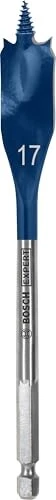 Bosch Professional EXPERT SelfCut Speed Flachfräsbohrer, 17x100x152mm, 1 Stück