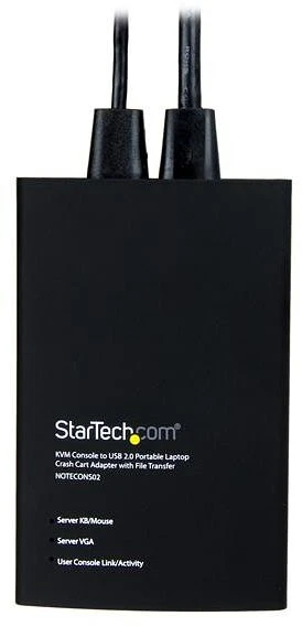 StarTech KVM Console to Laptop USB 2.0 Portable Crash Cart Adapter with File Transfer & Video Capture