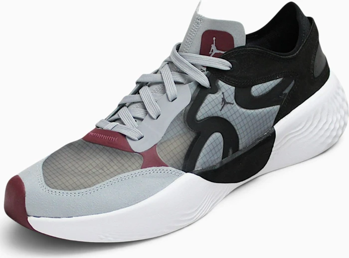 Nike Jordan Delta 3 Low schwarz/weiß/cherrywood red/wolf grey (Herren)