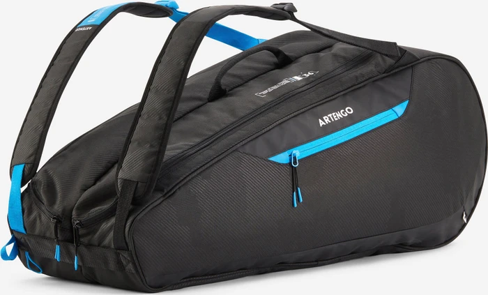 Artengo L Team 9 Tennistasche blau/schwarz