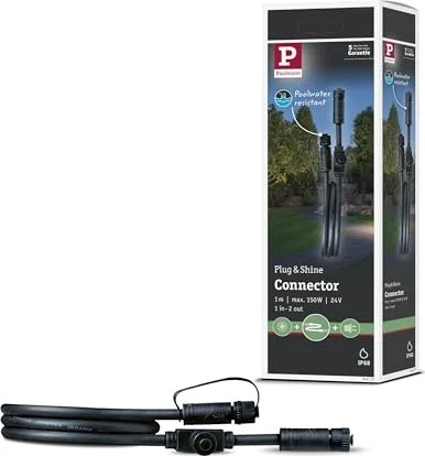 Paulmann Plug & Shine IP68 Kabel mit 3 Buchsen 1m