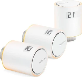 Netatmo Smart Funk-Heizkörperthermostat, Heizungssteuerung, 3er-Pack (NBU-NAV-EU)