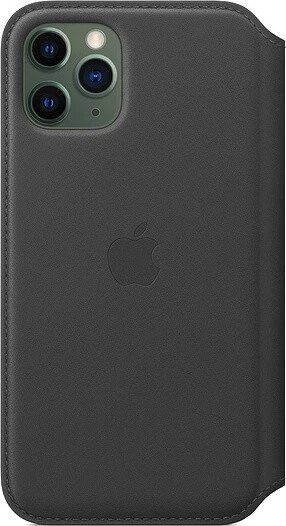 Apple Leder Folio Case für iPhone 11 Pro schwarz