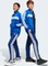 adidas Seasonal Essentials Tiberio 3-Streifen Tricot Trainingsanzug royal blue/white/glow blue (Junior) Vorschaubild