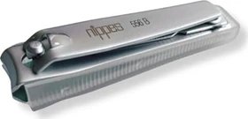 Gebrüder Nippes 556B Nagelknipser mit Nagelfang blau/silber 60mm