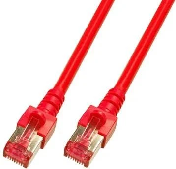 EFB Elektronik Patchkabel, Cat6, S/FTP, RJ-45/RJ-45, 0.25m, rot