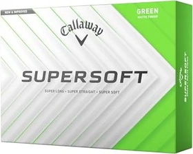 Callaway Supersoft Golfbälle matt grün, 12 Stück
