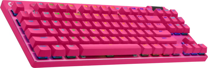 Logitech G PRO X TKL Lightspeed, rosa, GX-BROWN, USB/Bluetooth, DE