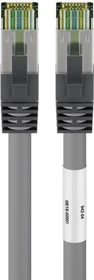 goobay Patchkabel, Cat8.1, S/FTP, RJ-45/RJ-45, 2m, grau