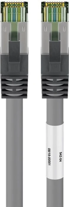 goobay Patchkabel, Cat8.1, S/FTP, RJ-45/RJ-45, 2m, grau