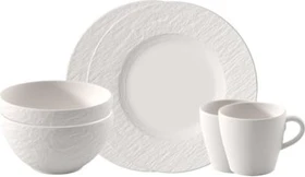Villeroy & Boch Manufacture Rock Frühstücksservice blanc, 6-tlg.