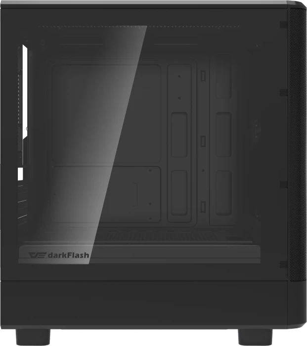 DarkFlash DB330M Mesh Black, Glasfenster