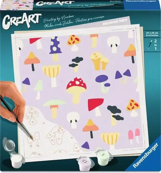 Ravensburger Malen nach Zahlen CreArt Pilzparty (12023198)